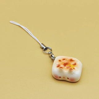 3pcs Cat Bread Phone Charm Set