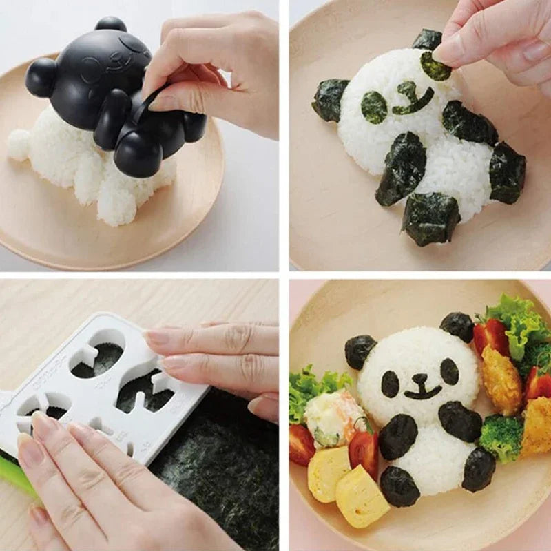4 in 1 Sushi DIY Panda Rice Mold – The Kawaii Shoppu