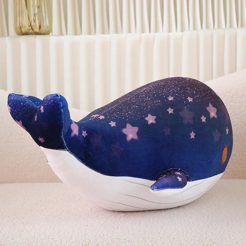 40/50 CM Pink / Blue Solaris Shimmer Whale Plushie Soft Toy Soft Toy by The Kawaii Shoppu | The Kawaii Shoppu