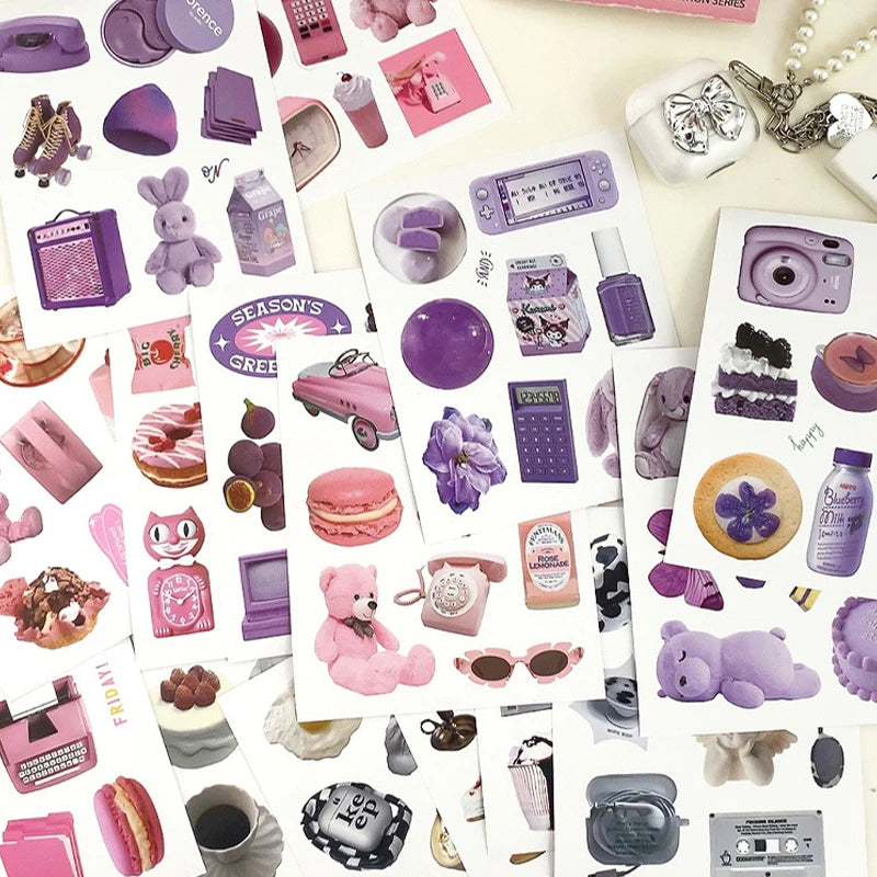 40 pcs/pack Cute Aesthetic Large Collage Sticker Book Stationery by The Kawaii Shoppu | The Kawaii Shoppu
