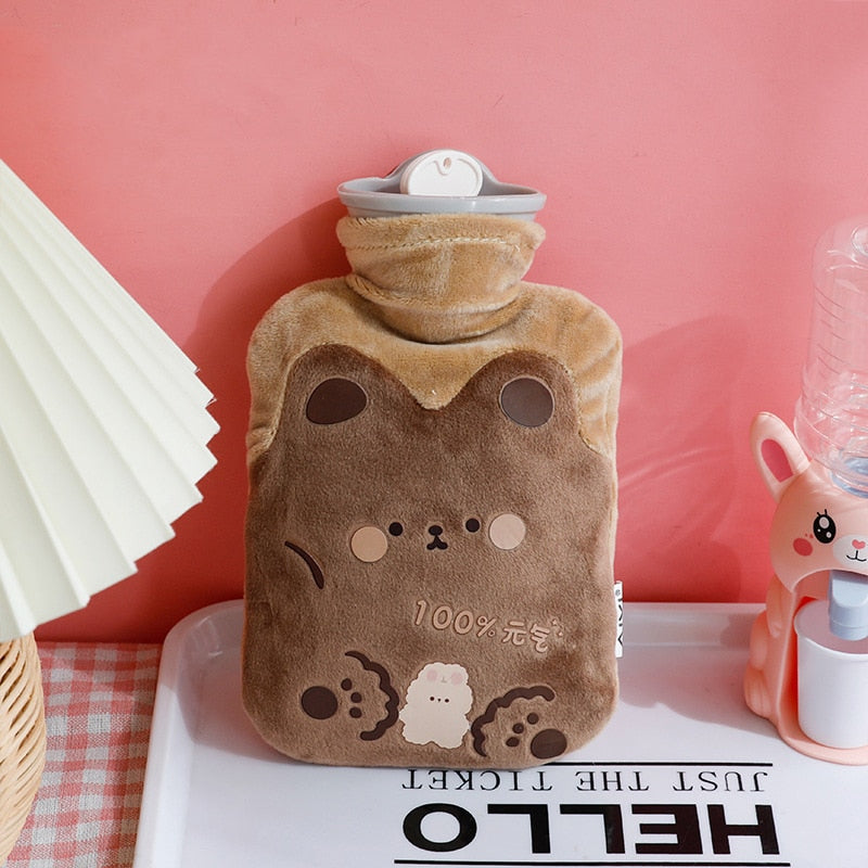 500/1000ml Kawaii Bear Hot Water Bottle Home & Kitchen by The Kawaii Shoppu | The Kawaii Shoppu