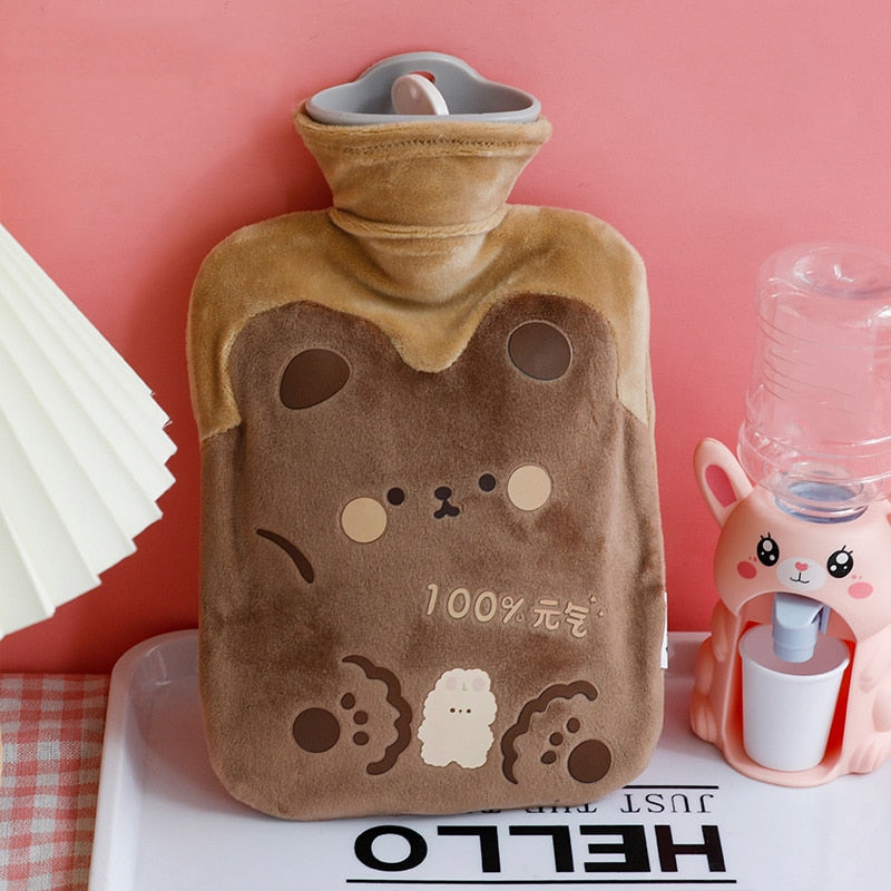 500/1000ml Kawaii Bear Hot Water Bottle Home & Kitchen by The Kawaii Shoppu | The Kawaii Shoppu