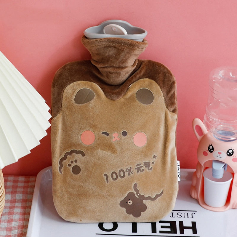 500/1000ml Kawaii Bear Hot Water Bottle Home & Kitchen by The Kawaii Shoppu | The Kawaii Shoppu