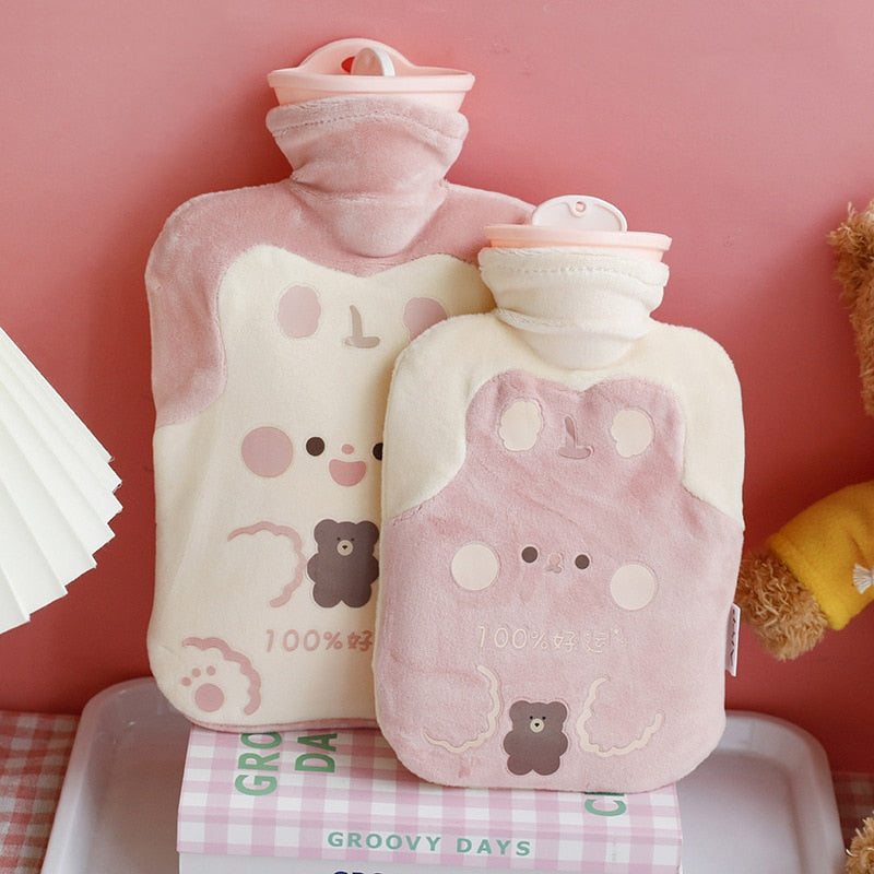 500/1000ml Kawaii Bear Hot Water Bottle Home & Kitchen by The Kawaii Shoppu | The Kawaii Shoppu