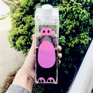 500ml Cute Animal Boba Flask Bottles 500ml Bottle The Kawaii Shoppu