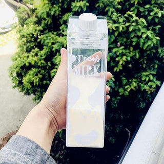 500ml Cute Animal Boba Flask Bottles 500ml white cow Bottle The Kawaii Shoppu