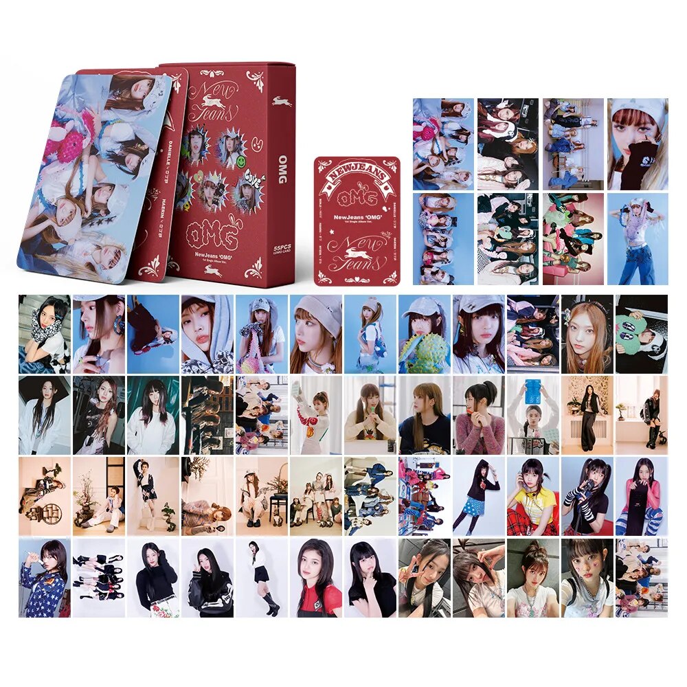 54/55pcs/set Kpop New Jeans Get Up Lomo Cards Accessories by The Kawaii Shoppu | The Kawaii Shoppu