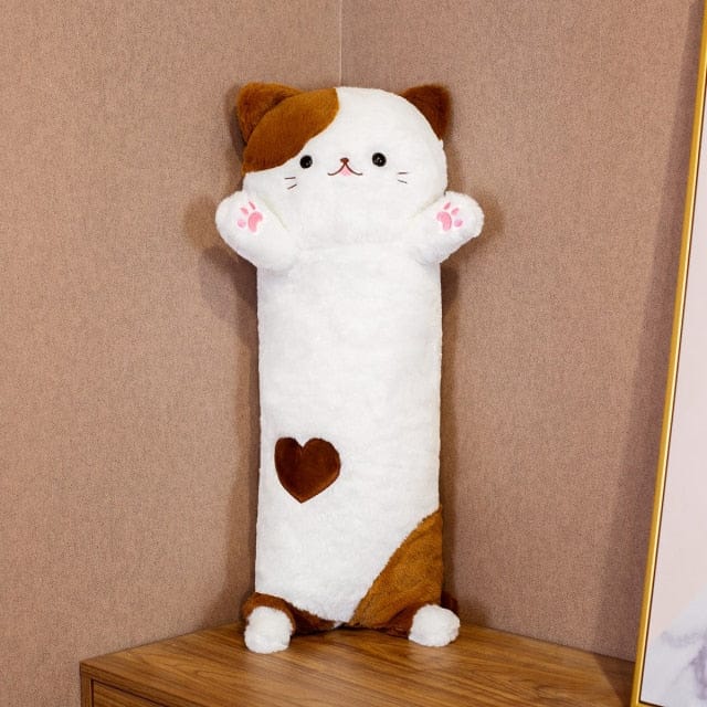 80cm Kawaii Ice Cream Cuddle Cat Plushie 80cm Coffee Soft Toy The Kawaii Shoppu