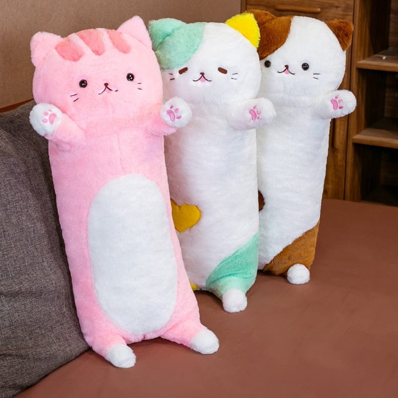 80cm Kawaii Ice Cream Cuddle Cat Plushie 80cm Soft Toy The Kawaii Shoppu