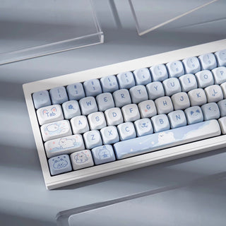 95 Keys Dessert Cat Pastel Kawaii KEYCAPS (No Keyboard) Keyboard by The Kawaii Shoppu | The Kawaii Shoppu