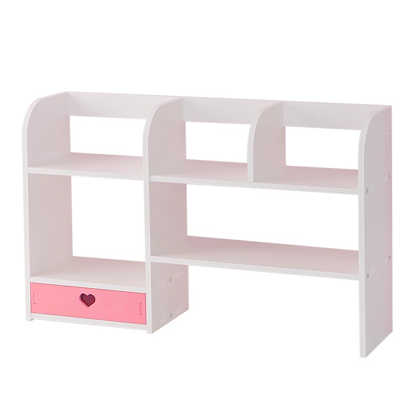 Kawaii Heart Pink Desk Bookshelf Storage Organizer – The Kawaii Shoppu