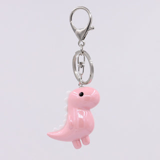 Kawaii Dinosaur Acrylic Keychain – Solid & Luminous Styles