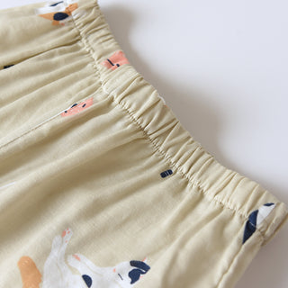 Japanese Cotton Gauze Kimono Summer Pyjama Set
