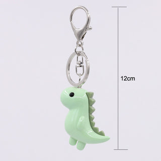 Kawaii Dinosaur Acrylic Keychain – Solid & Luminous Styles