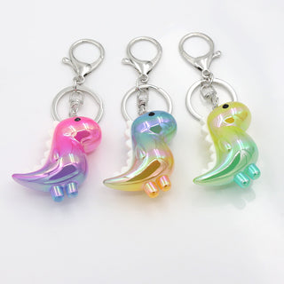 Kawaii Dinosaur Acrylic Keychain – Solid & Luminous Styles