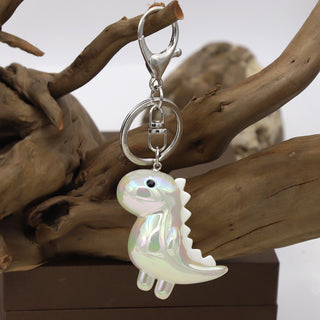 Kawaii Dinosaur Acrylic Keychain – Solid & Luminous Styles