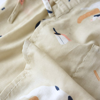 Japanese Cotton Gauze Kimono Summer Pyjama Set
