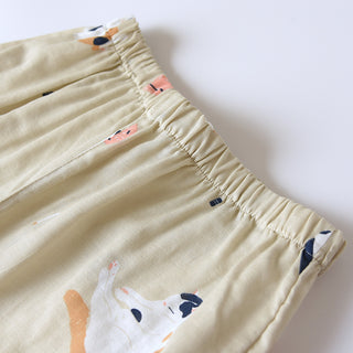 Japanese Cotton Gauze Kimono Summer Pyjama Set