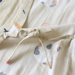 Japanese Cotton Gauze Kimono Summer Pyjama Set
