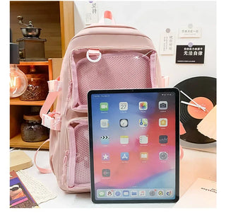 Kawaii ITA Backpack – Transparent Large Capacity School Bag