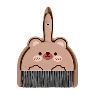 Little Animal Desk Brush & Dustpan Set