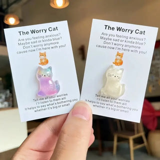 1pc Pocket Hug Card Emotional Support Cat