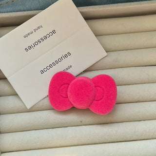2pcs Sweet Pink Bow & Star Hair Clips