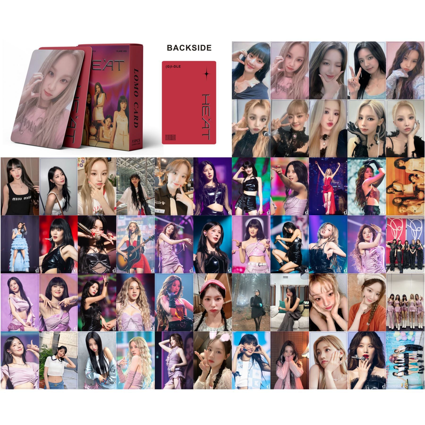 Kpop BTS Photo Cards 55Pcs BTS Mini Lomo Cards BTS DECO KIT New
