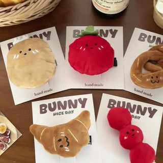 Little Bakery & Food Plush Keychain Charms