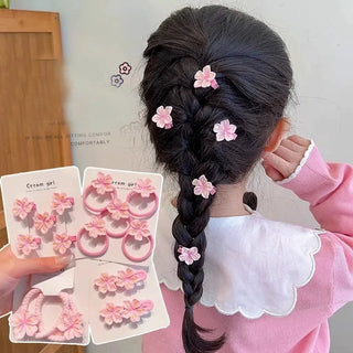 2/5pcs Sweet Pink Sakura Hair Accessories