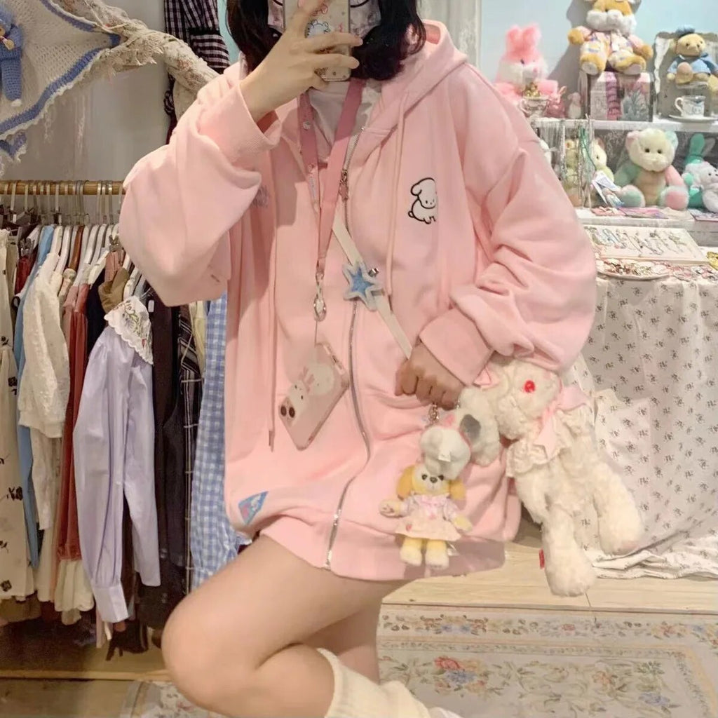 Kawaii Pink Christmas Coffee Mug - Kawaii Fashion Shop  Cute Asian  Japanese Harajuku Cute Kawaii Fashion Clothing