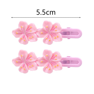 2/5pcs Sweet Pink Sakura Hair Accessories