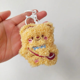 Kawaii Plush Keychains – Animal & Food Bag Charms