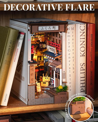 Sakura Wine Alley DIY Book Nook Kit with Lights