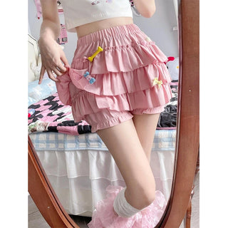 Y2K Sweet Ruffles Mini Skirt