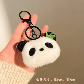Kawaii Plush Keychains – Animal & Food Bag Charms
