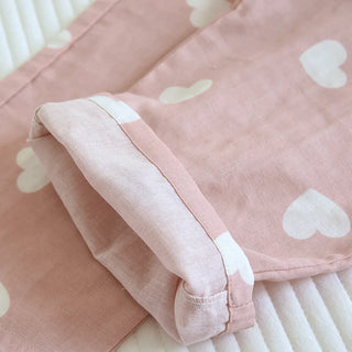 Sweet Hearts Cotton Long-Sleeve Pyjama Set