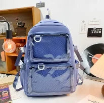 Kawaii ITA Backpack – Transparent Large Capacity School Bag