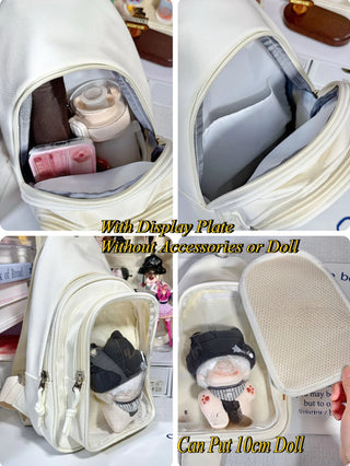 Kawaii ITA Bag – Japanese Plushie Doll Display Backpack & Crossbody Bag with Transparent Window