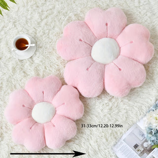 Cosy Daisy Plush Flower Cushion
