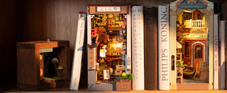 Sakura Wine Alley DIY Book Nook Kit with Lights