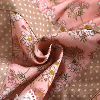 1 x Korean Style Pretty Frilly Baking / Cooking Canvas Apron with Pockets