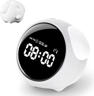 Kawaii Friend Cute Digital Alarm Clock for Kids with LED Display & Night Light