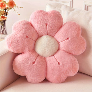 Cosy Daisy Plush Flower Cushion