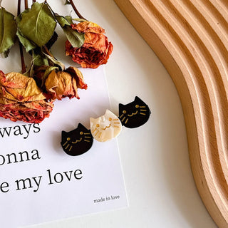 1 PC Cute Cat Hair Clip