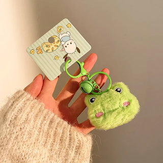 Kawaii Plush Keychains – Animal & Food Bag Charms