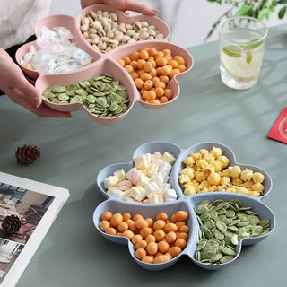 Heart Divided Snack Serving Tray