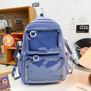 Kawaii Ita Clear Pocket Backpack