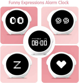 Kawaii Friend Cute Digital Alarm Clock for Kids with LED Display & Night Light
