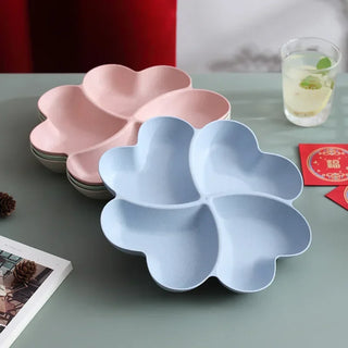 Heart Divided Snack Serving Tray